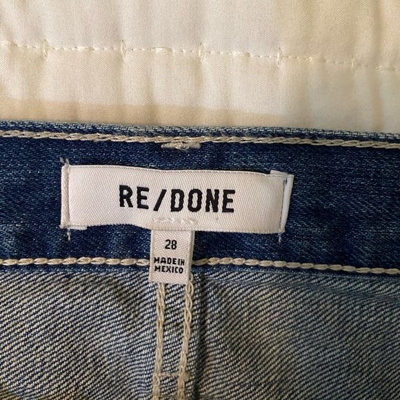 Re/Done denim mini skirt - Picture 2 of 4